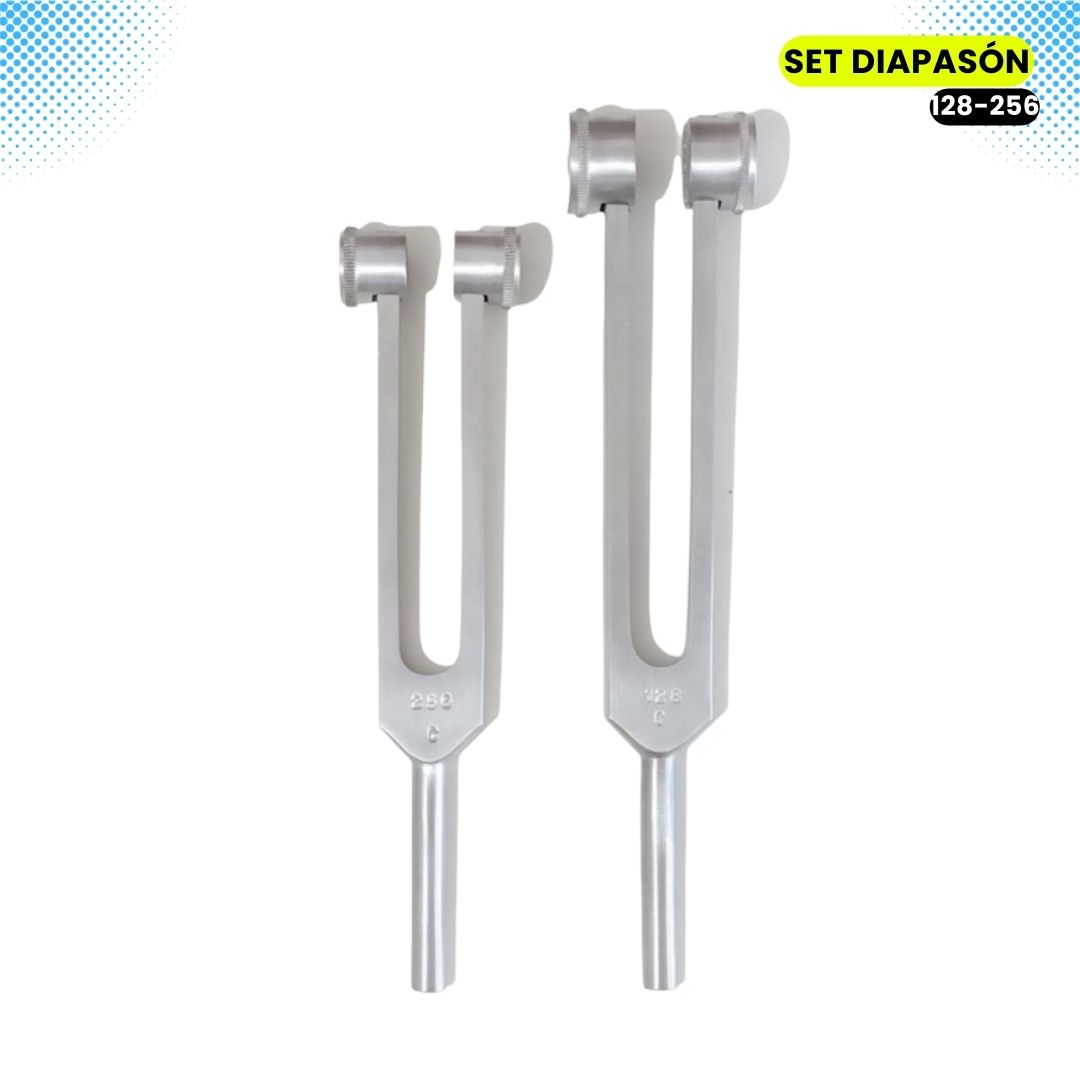 Set Diapason 128 +2 56hz Medico Examen Reflejo Ogdmve