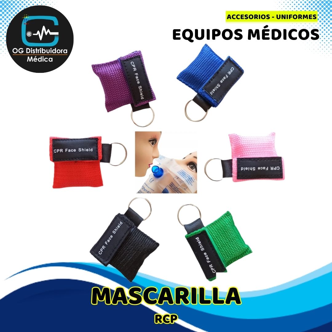 Mascarilla RCP Llavero Desechable Ogdmve