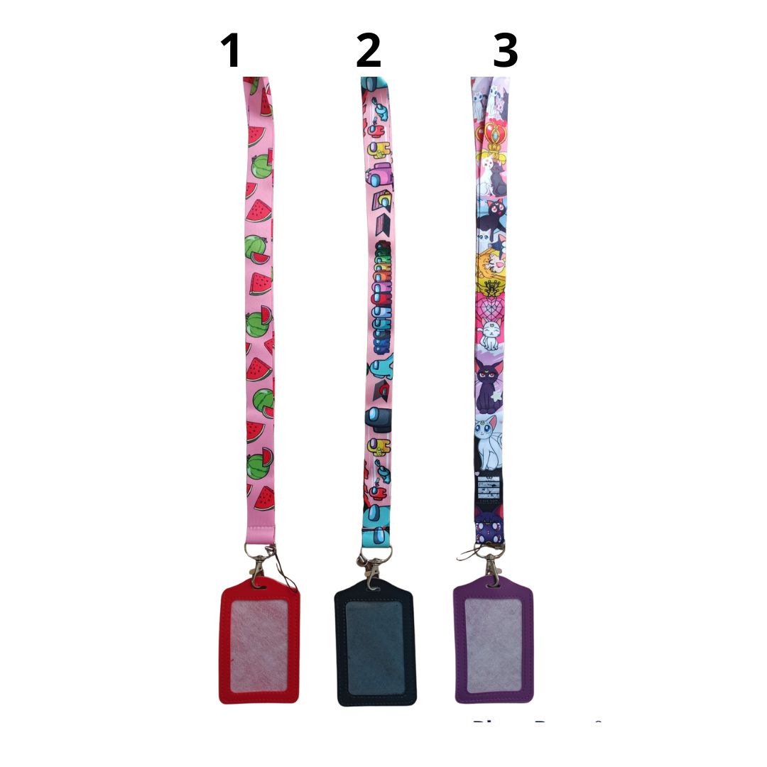 Lanyard + Tarjetero Ecocuero Vertical #5 ogdmve